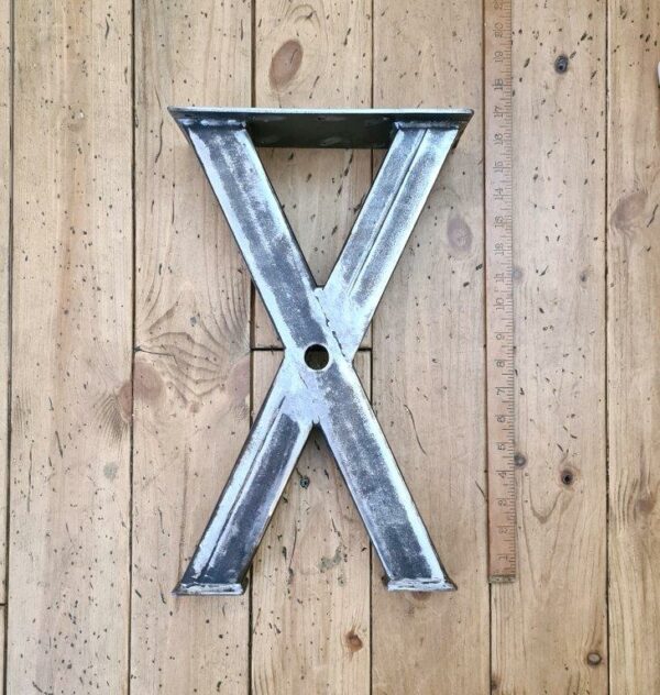 Bench End Frame CROSS Section Mild Steel 3" Box 400mm High